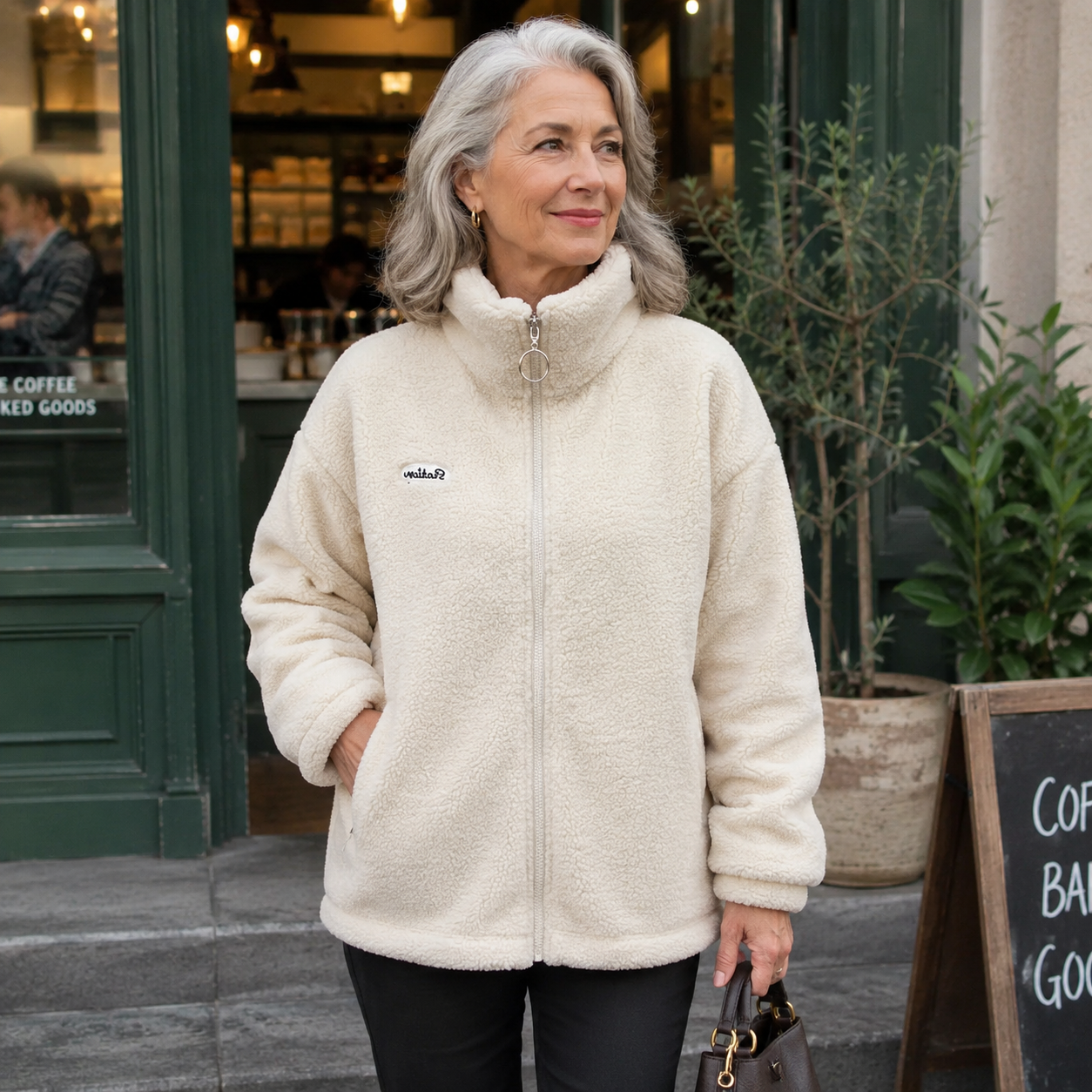 Elora | Zip Fleece Vest