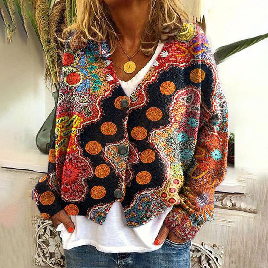 Hana - Colorful Comfortable Knitted Sweater