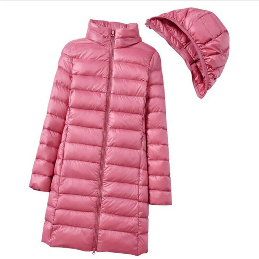 Katie - Long Ultralight Puff Down Jacket