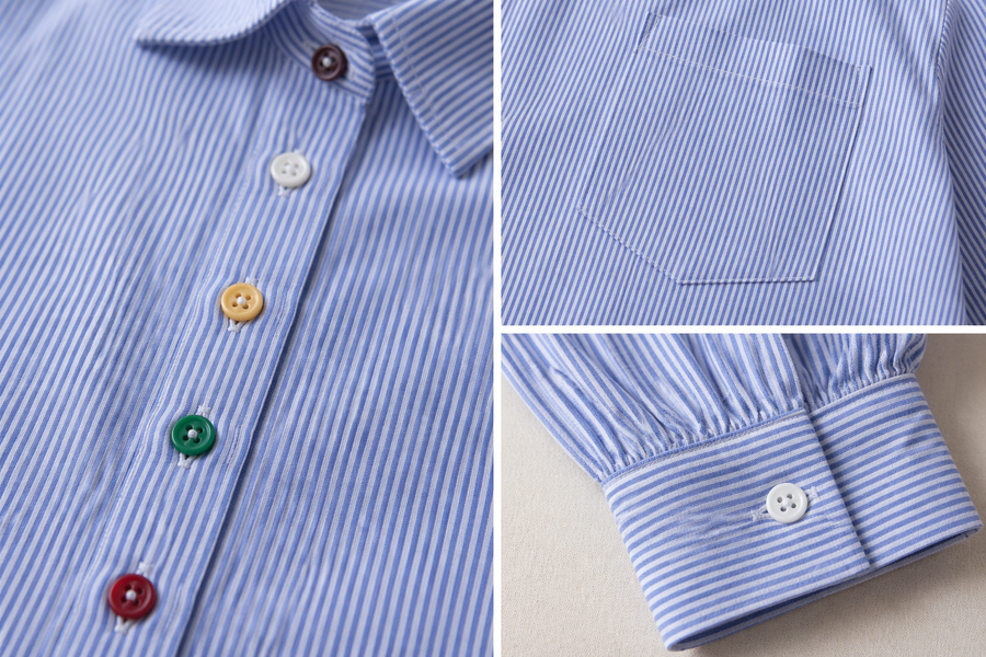 Clara | EasyCare Button Blouse