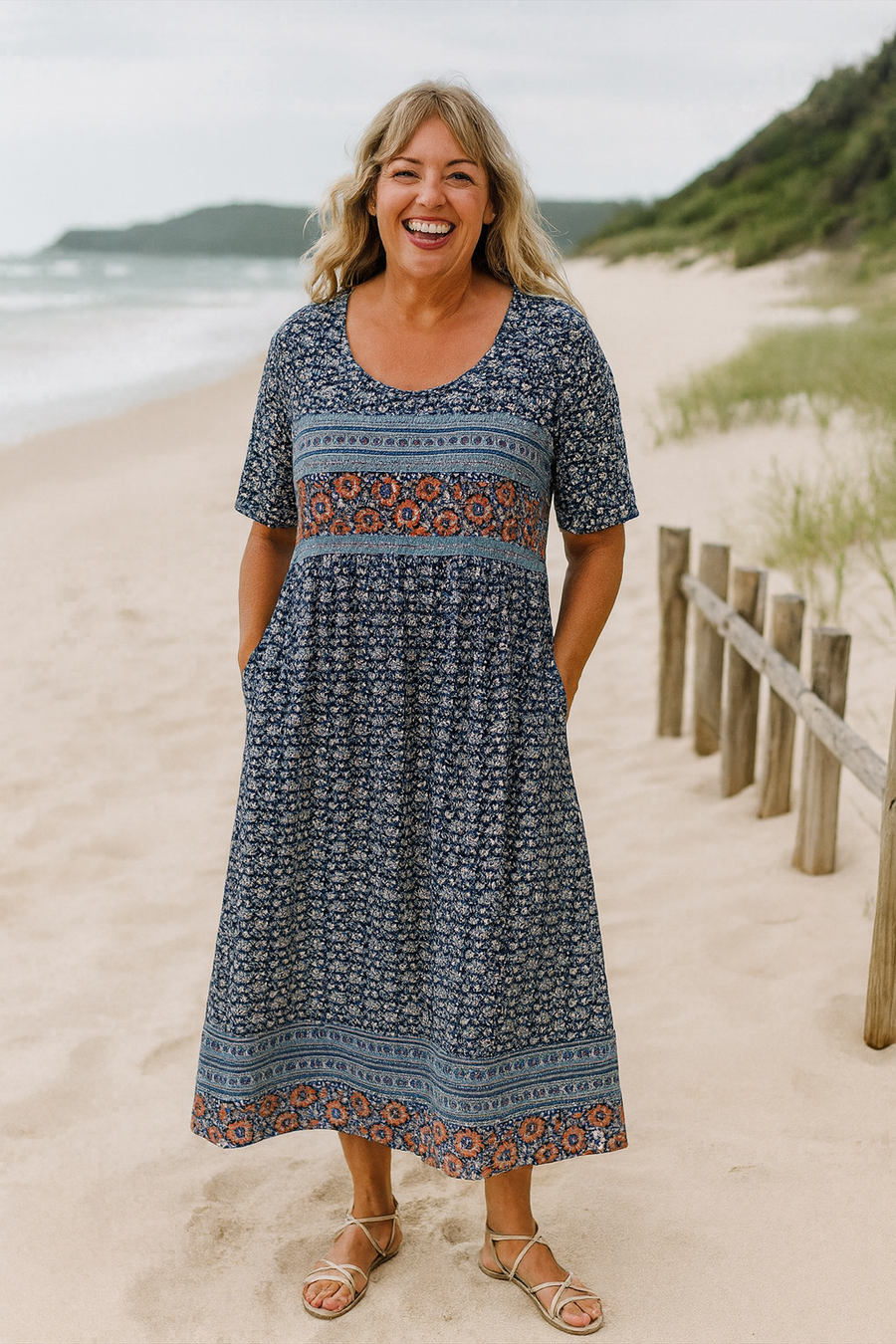 Calani | Everyday Midi Dress – Effortless Comfort, Timeless Confidence
