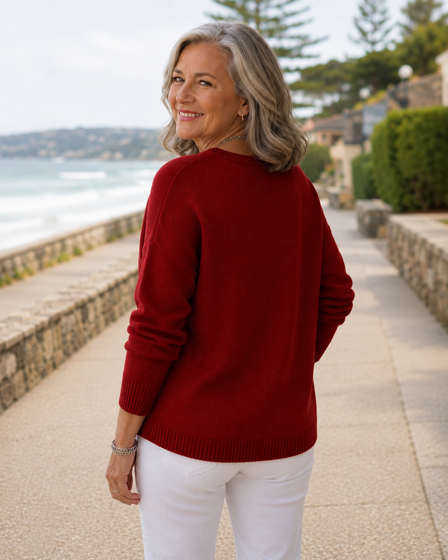 Isabelle | Button Knit