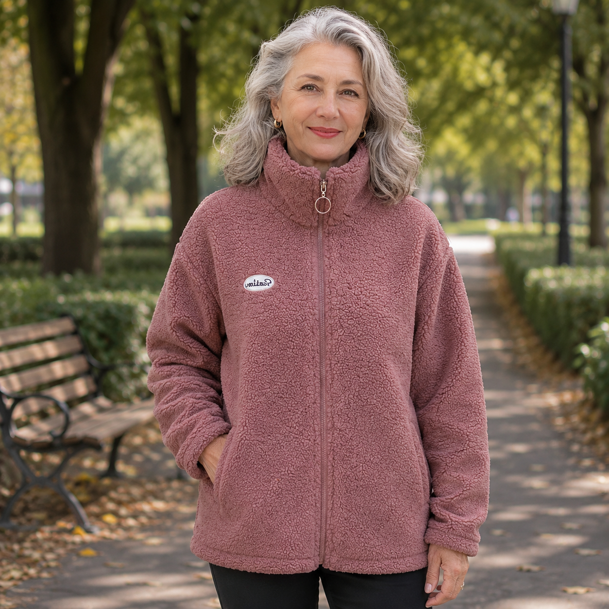 Elora | Zip Fleece Vest