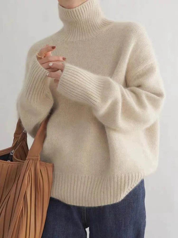 Lilian - Wool Turtleneck Sweater