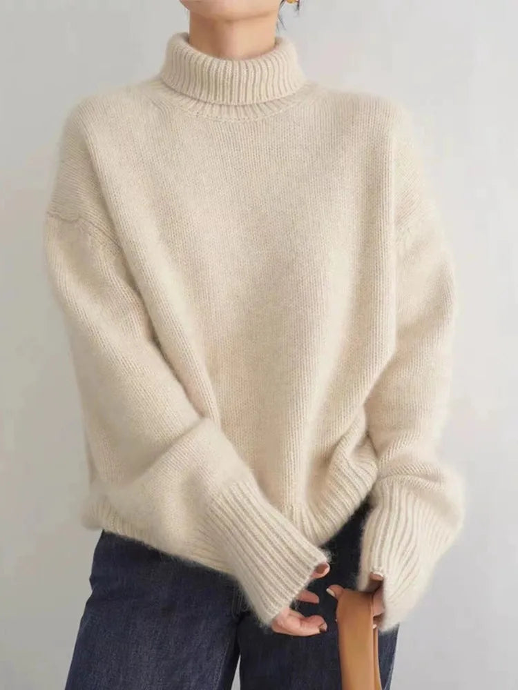 Lilian - Wool Turtleneck Sweater