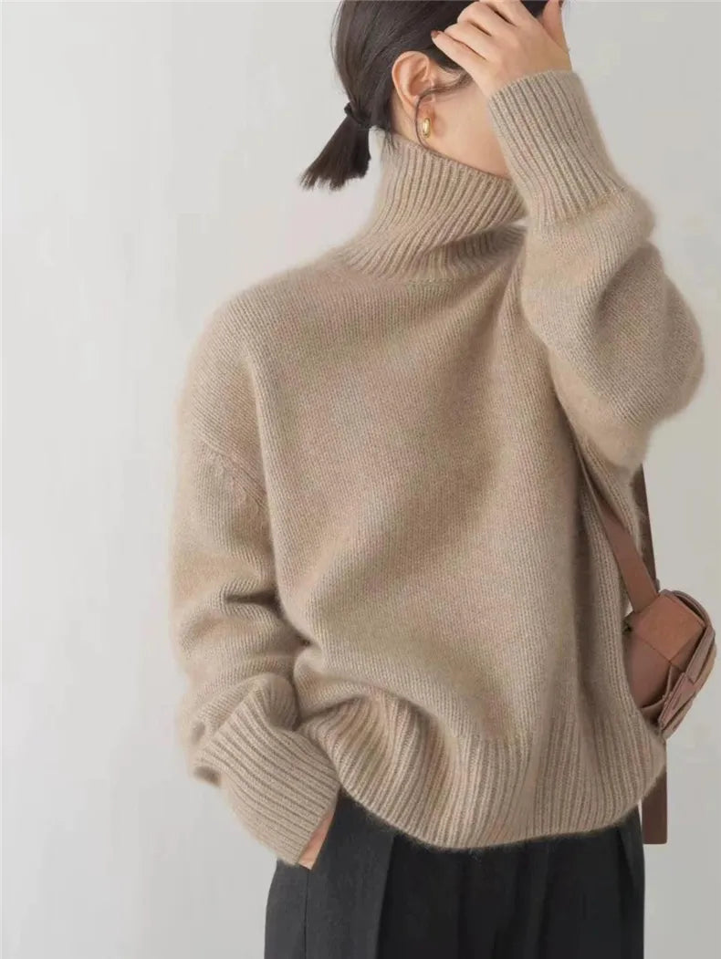 Lilian - Wool Turtleneck Sweater