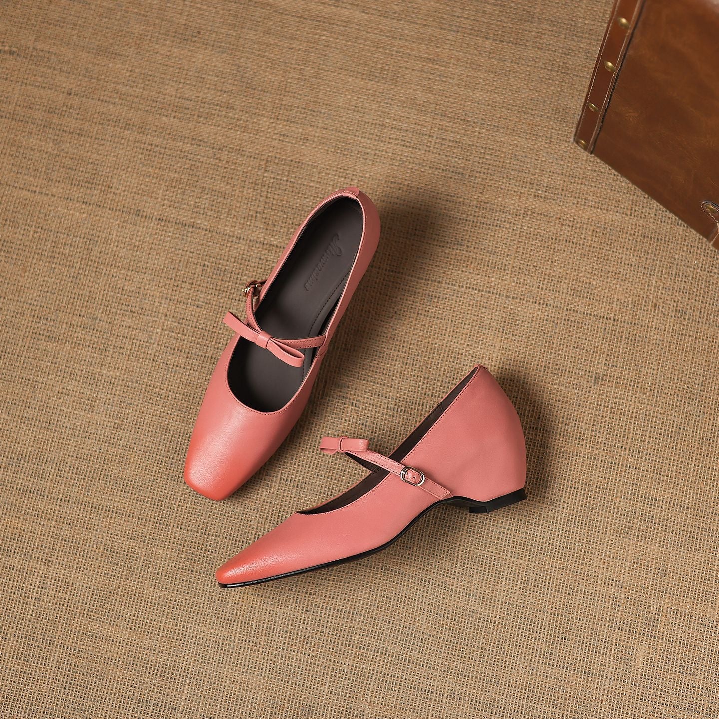 Rosalie Genuine Leather Mary Jane Pumps