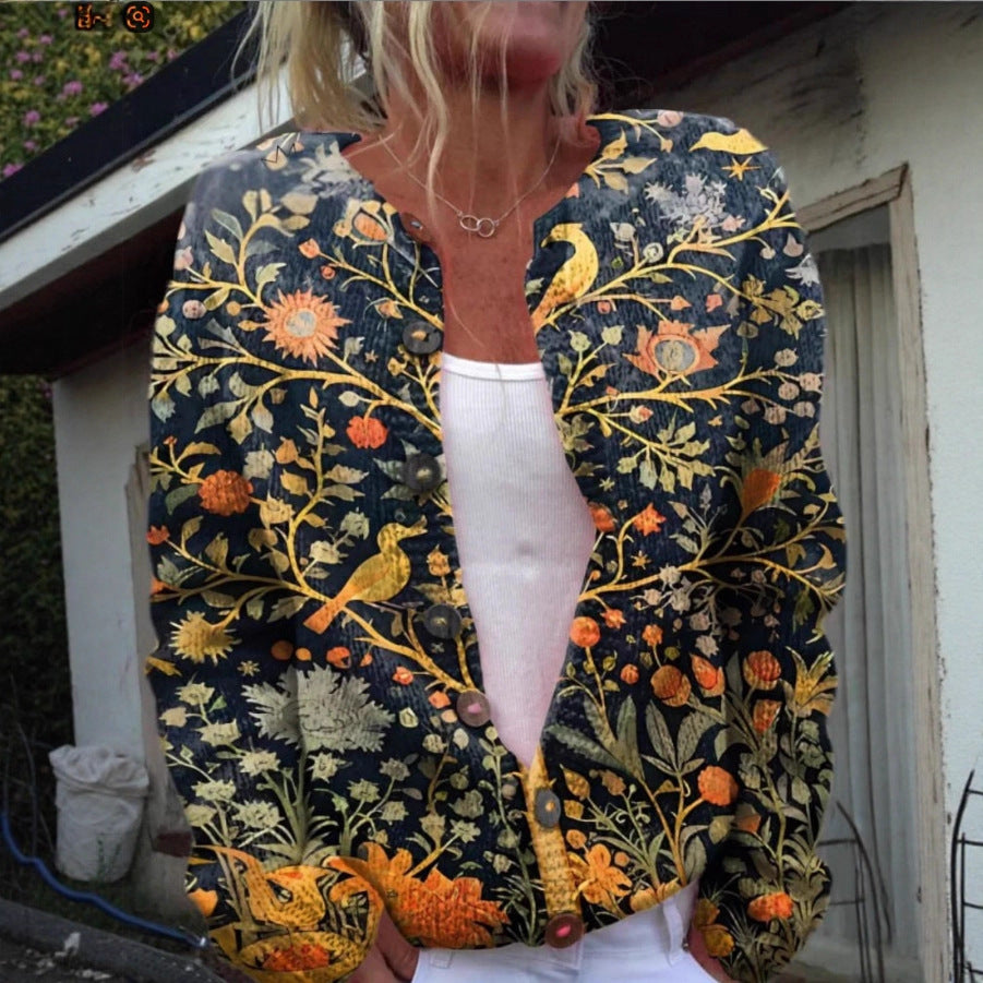 Rachel | Vintage Floral Cardigan Sweater
