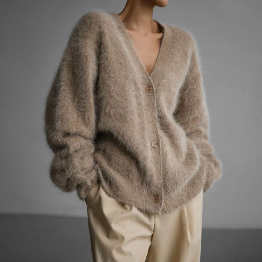 Eliza - Comfortable Fur Cardigan