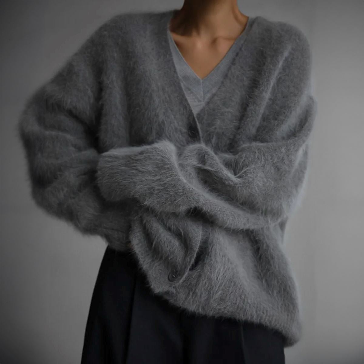 Eliza - Comfortable Fur Cardigan