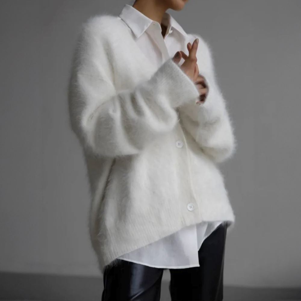 Eliza - Comfortable Fur Cardigan