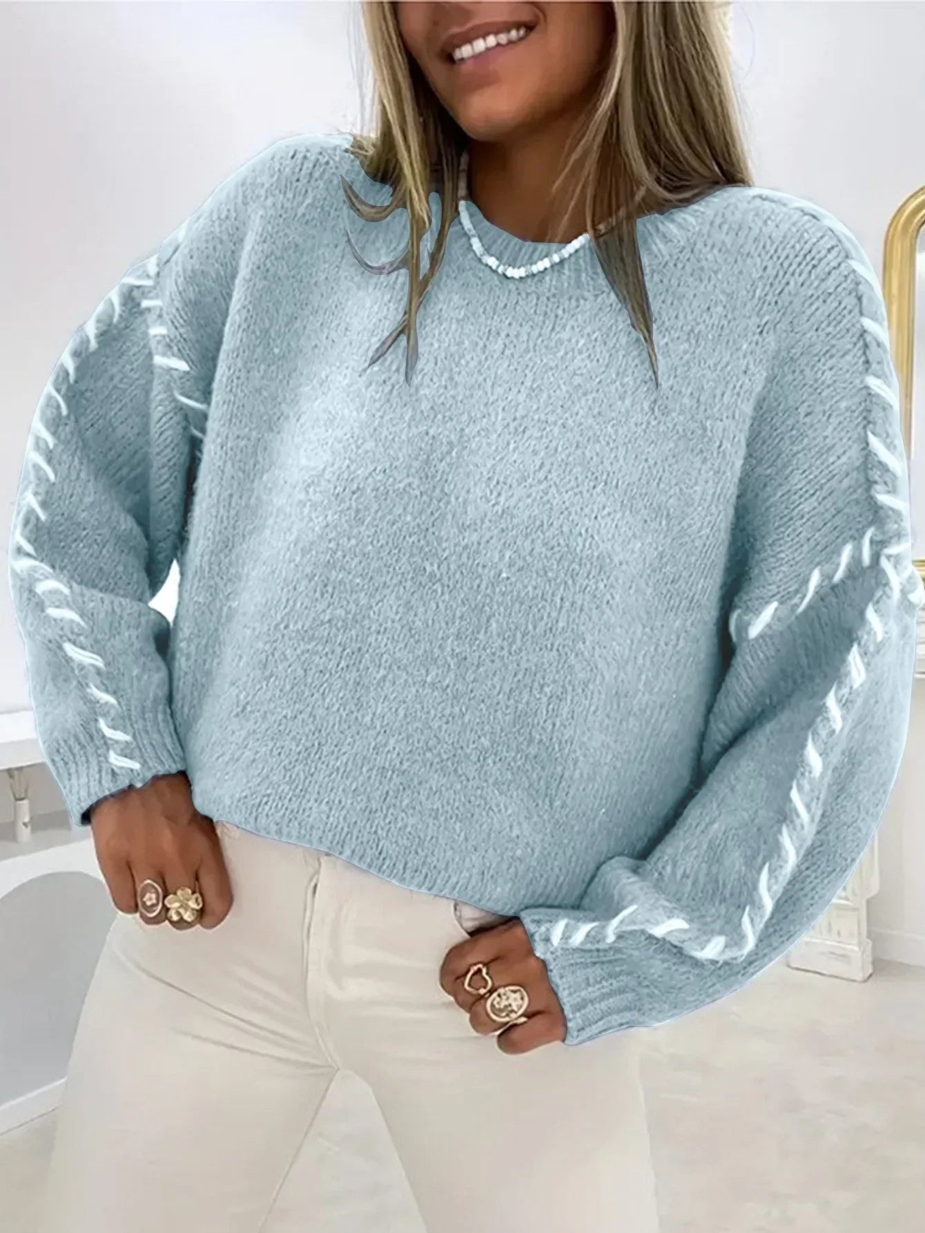 Nina - Warm Knitted Sweater