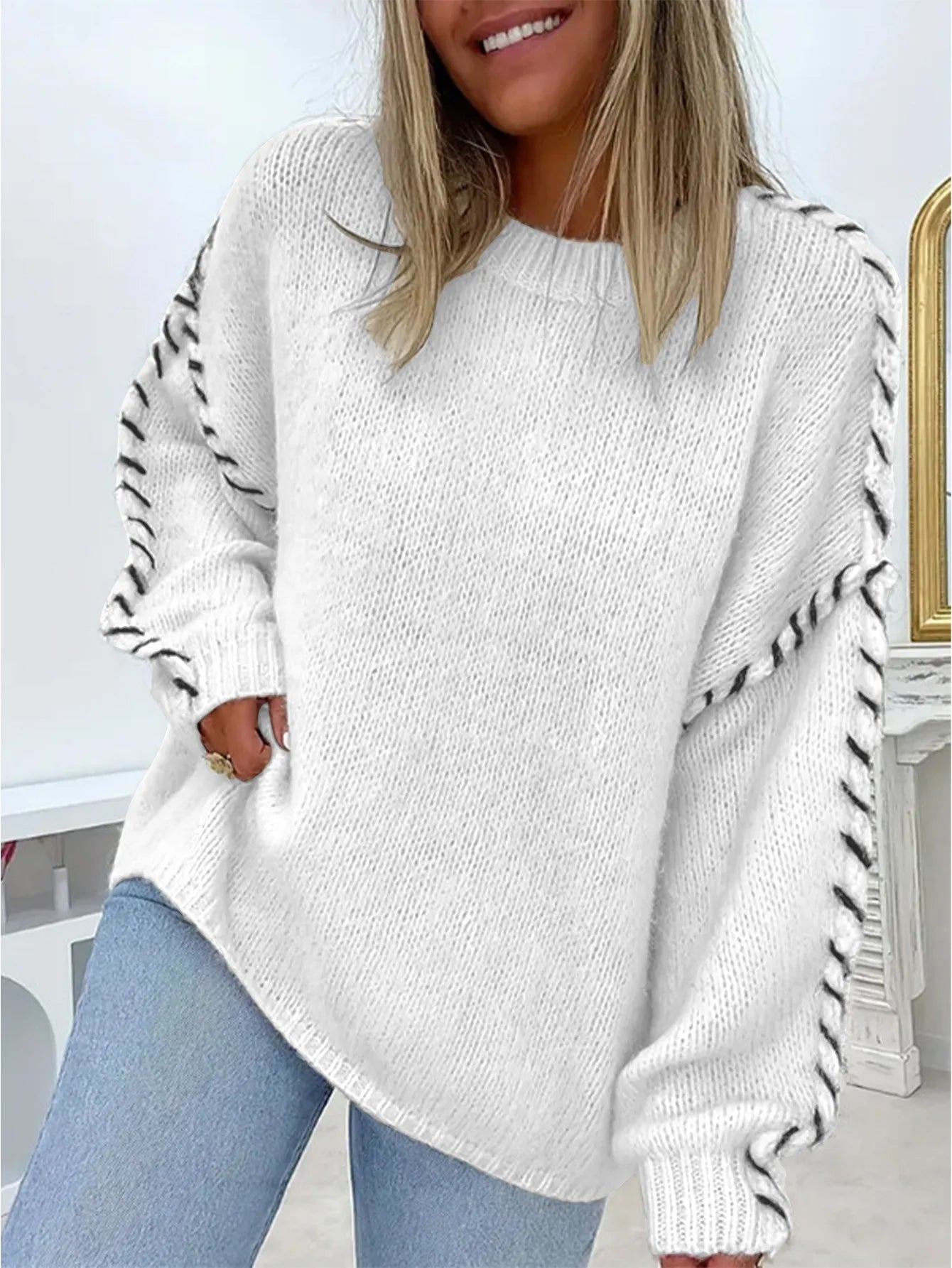 Nina - Warm Knitted Sweater
