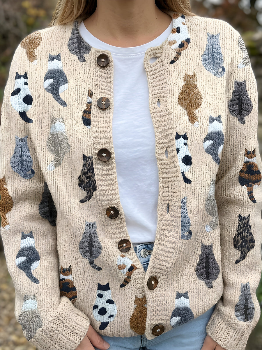Kiki™ Artistic Knit Cardigan
