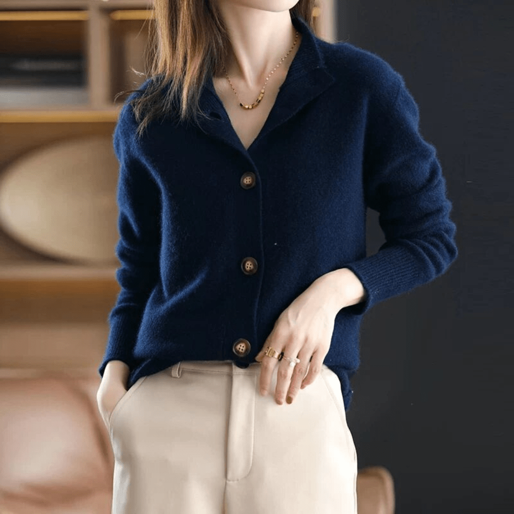 Annette - Knitted Cashmere Vest